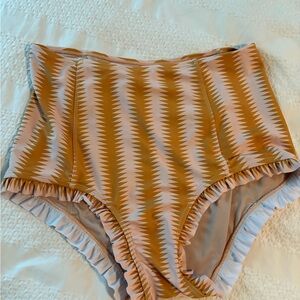 Kortni Jeane High-Waisted Zigzag Bikini Bottom